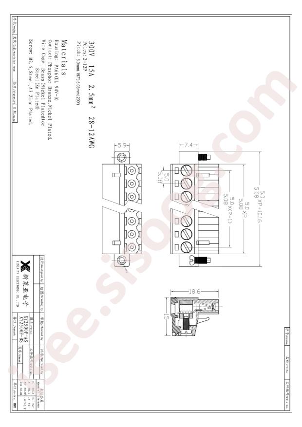 XY2500F-BS-5.08-6P