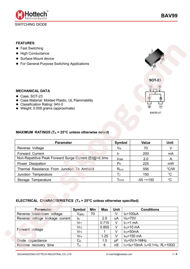Guangdong Hottech BAV99