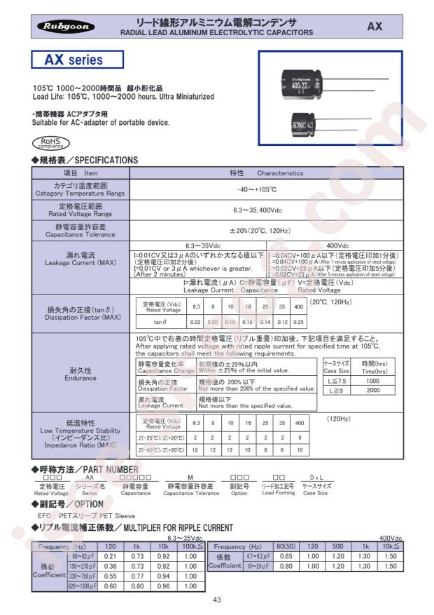 400AX15MEFC10X16