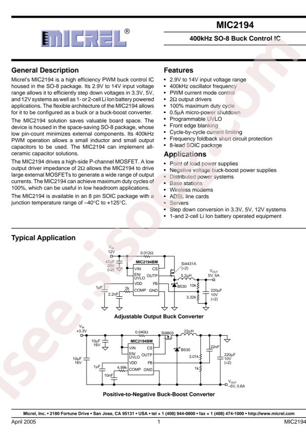MIC2194YM-TR