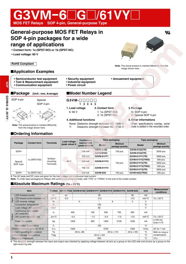 G3VM-61VY1(TR)