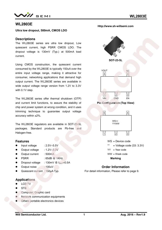 WL2803E33-5/TR