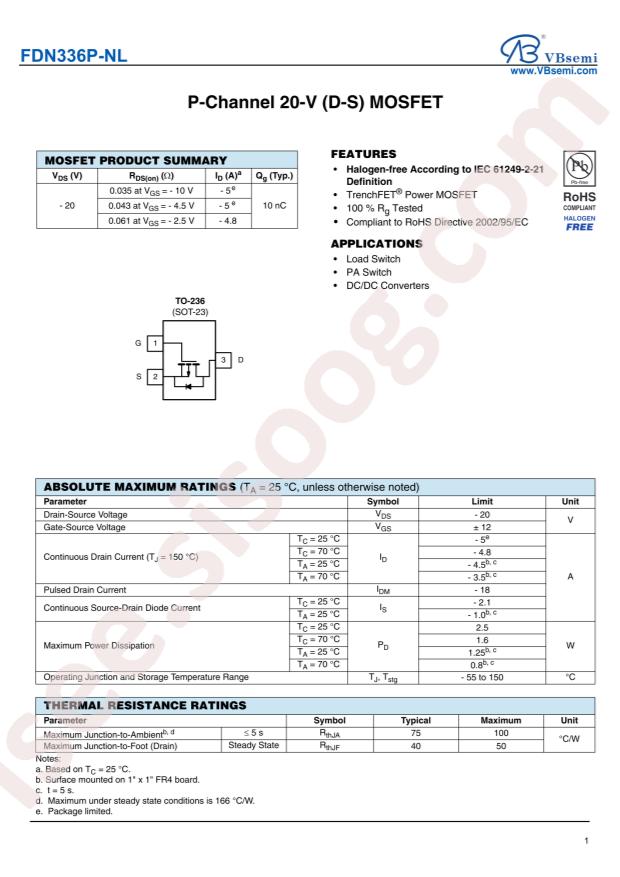 FDN336P-NL-VB