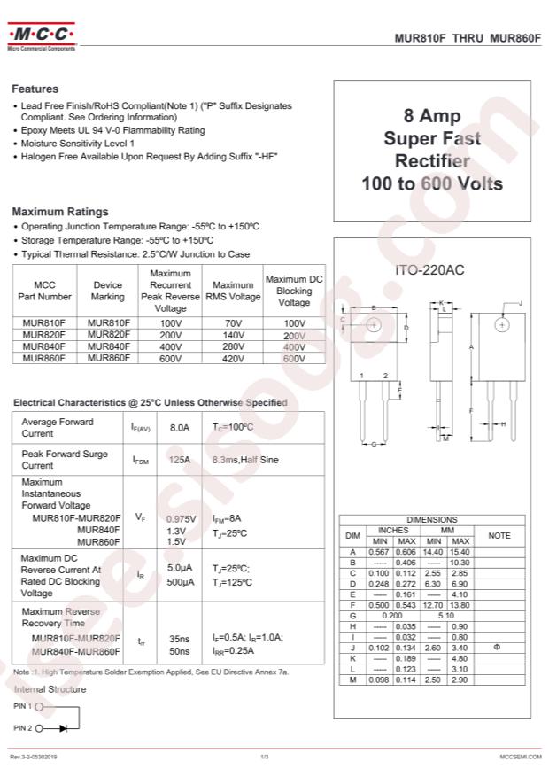 MUR860F-BP