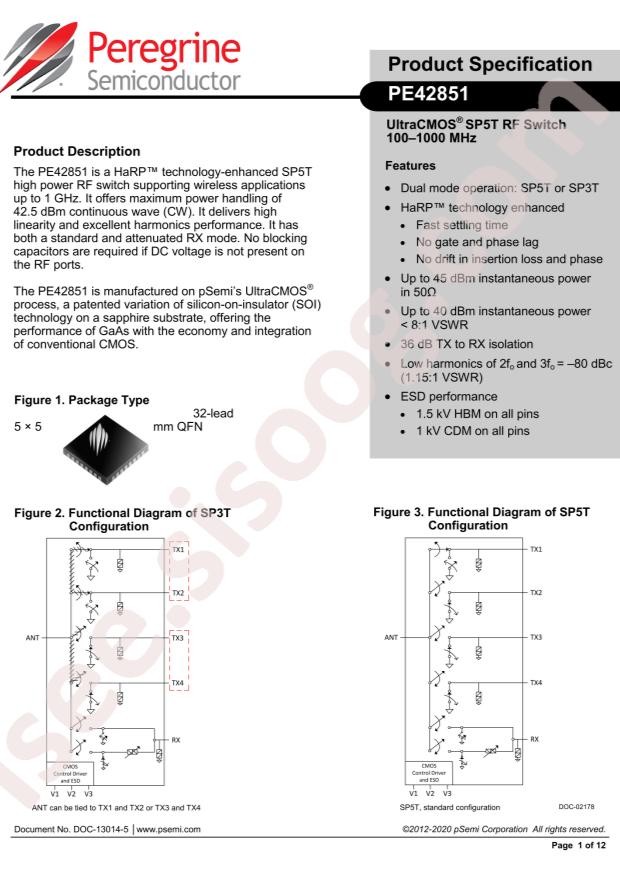 PE42851MLBA-X