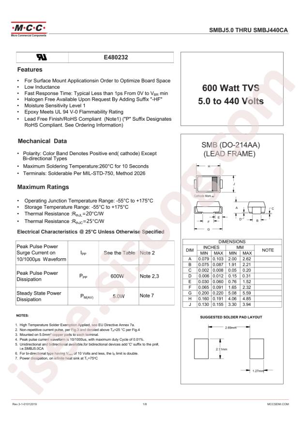 SMBJ30CA-TP