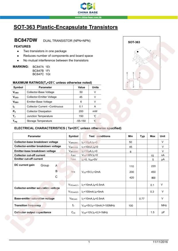 BC847DW