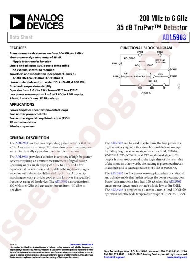 ADL5903ACPZN-R7