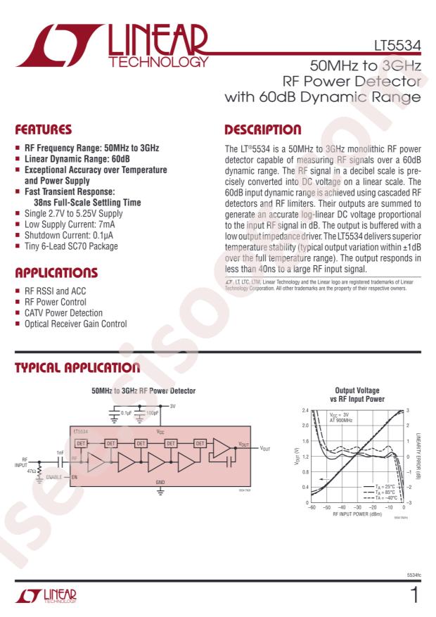LT5534ESC6#TRPBF
