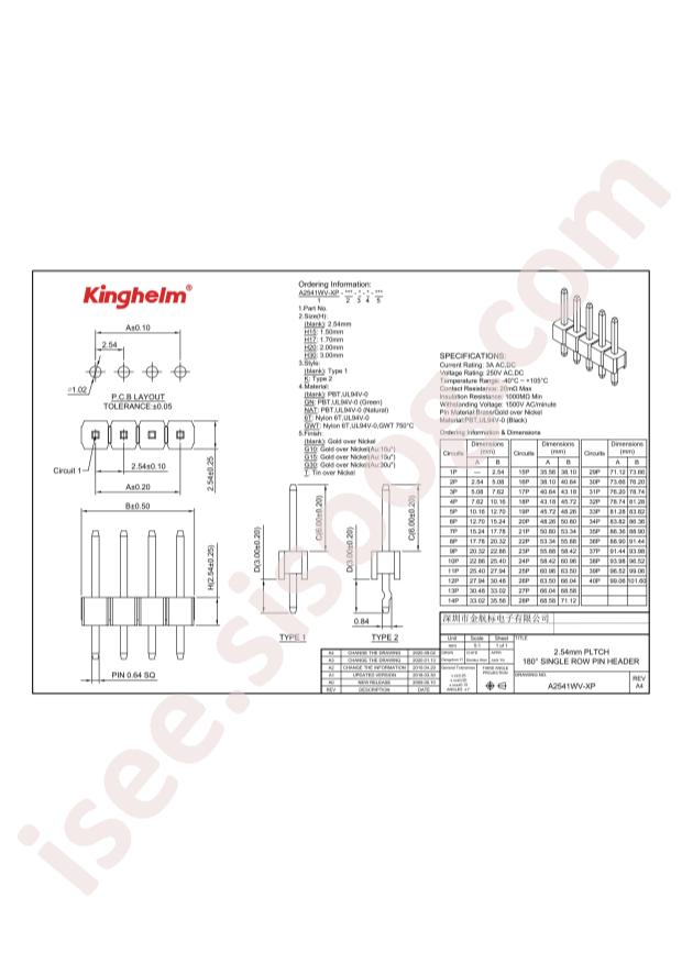 KH-A2541WV-14P