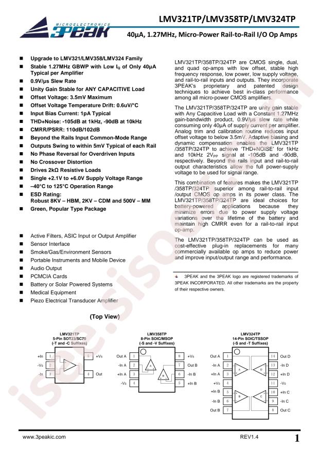 LMV358TP-SR