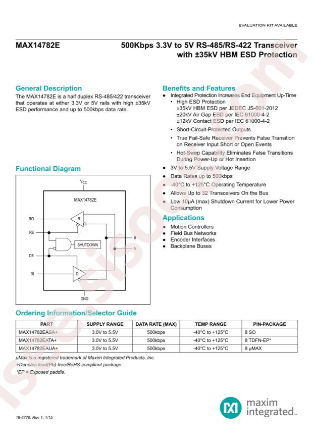 MAX14782EASA+T