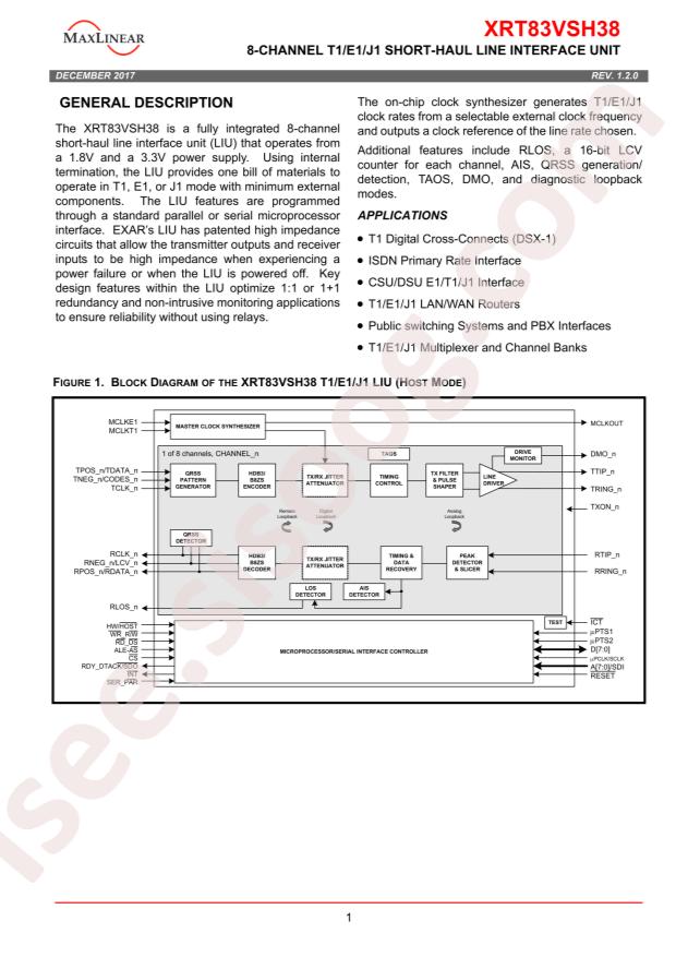 XRT83VSH38IB-F