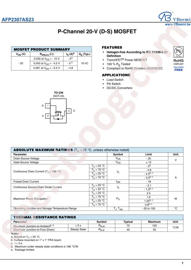 AFP2307AS23-VB