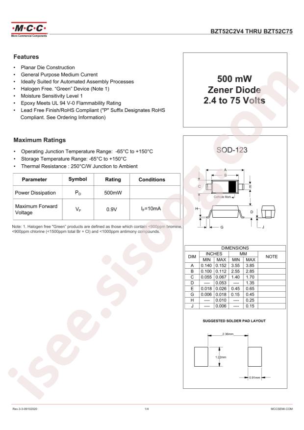 BZT52C3V0-TP