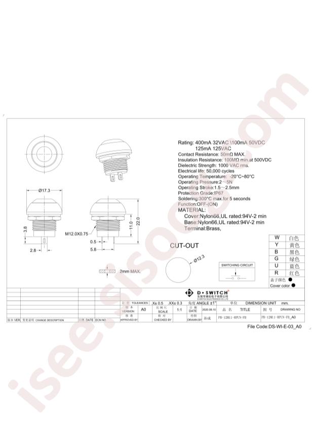 PB-12M11-RPUN-FB