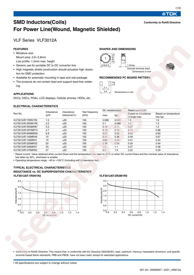 VLF3012AT-470MR22