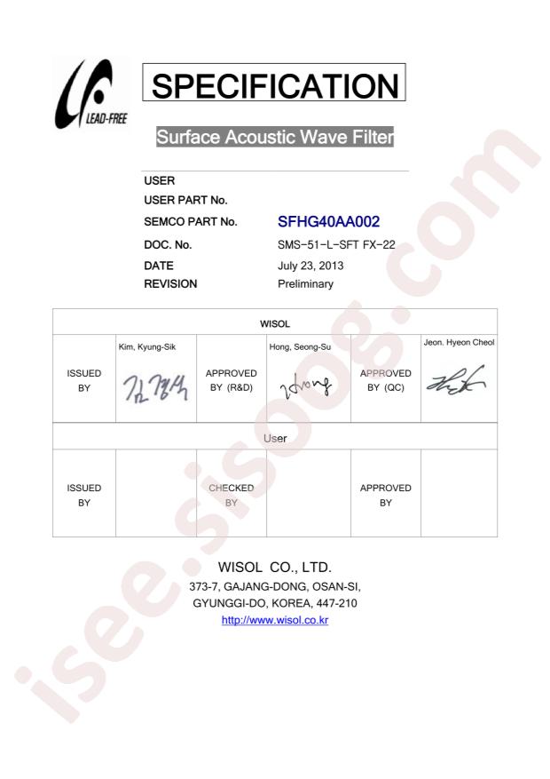 SFHG40AA002