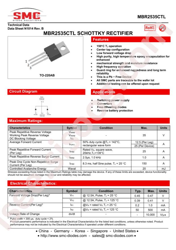 MBR2535CTL