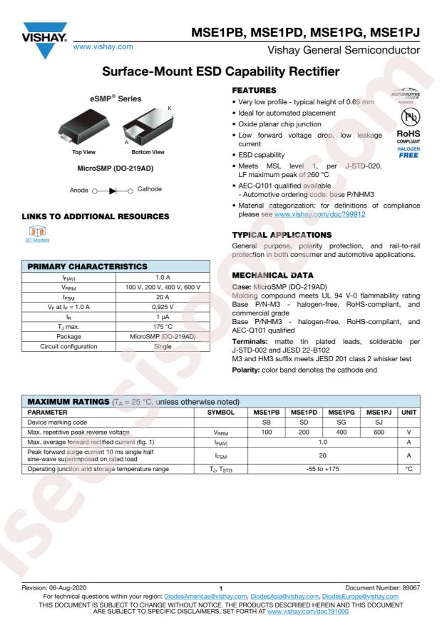 MSE1PB-M3/89A