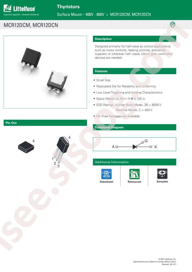 MCR12DCNT4G