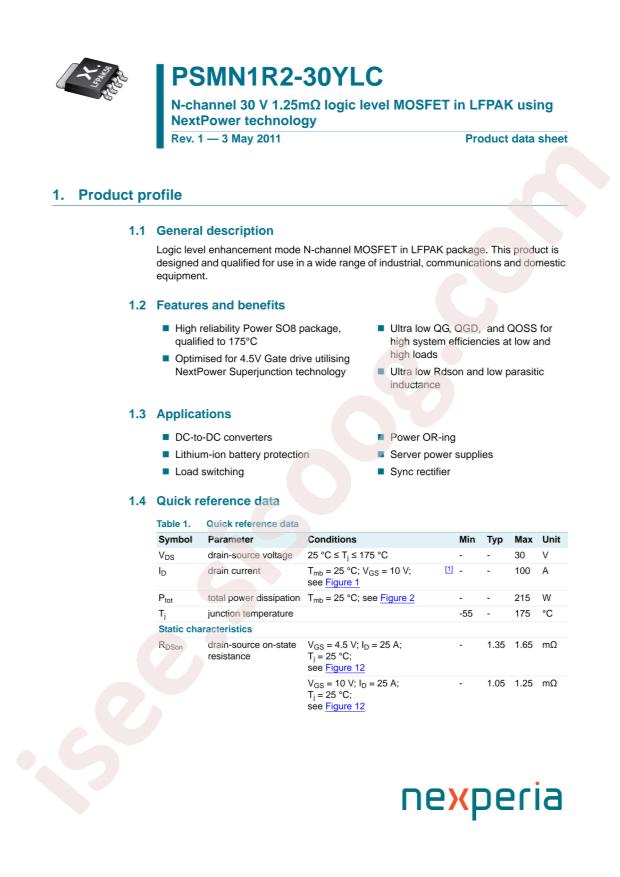 PSMN1R2-30YLC,115