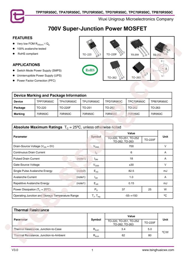 TPA70R950C