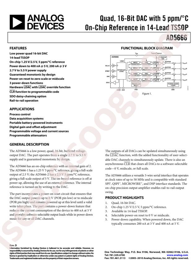 AD5666ARUZ-2