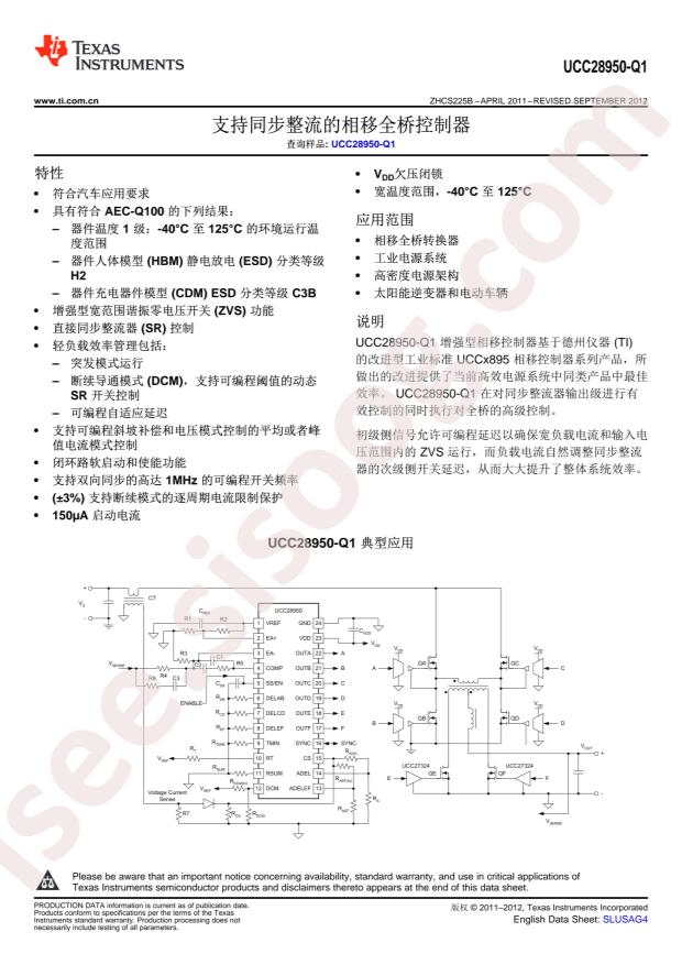 UCC28950TPWRQ1