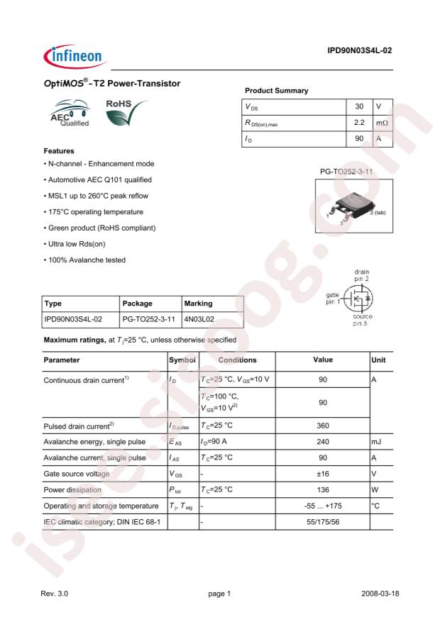 IPD90N03S4L-02