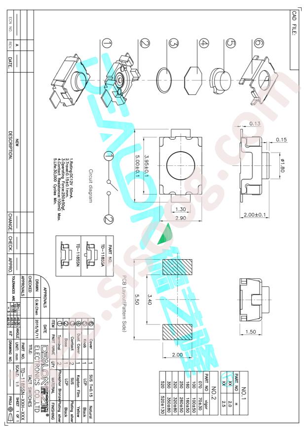 TD-1185SN-2.5H-250