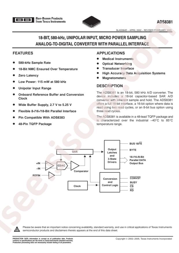 ADS8381IBPFBT