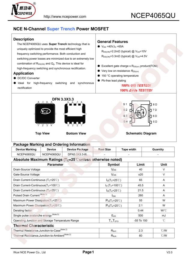 NCEP4065QU