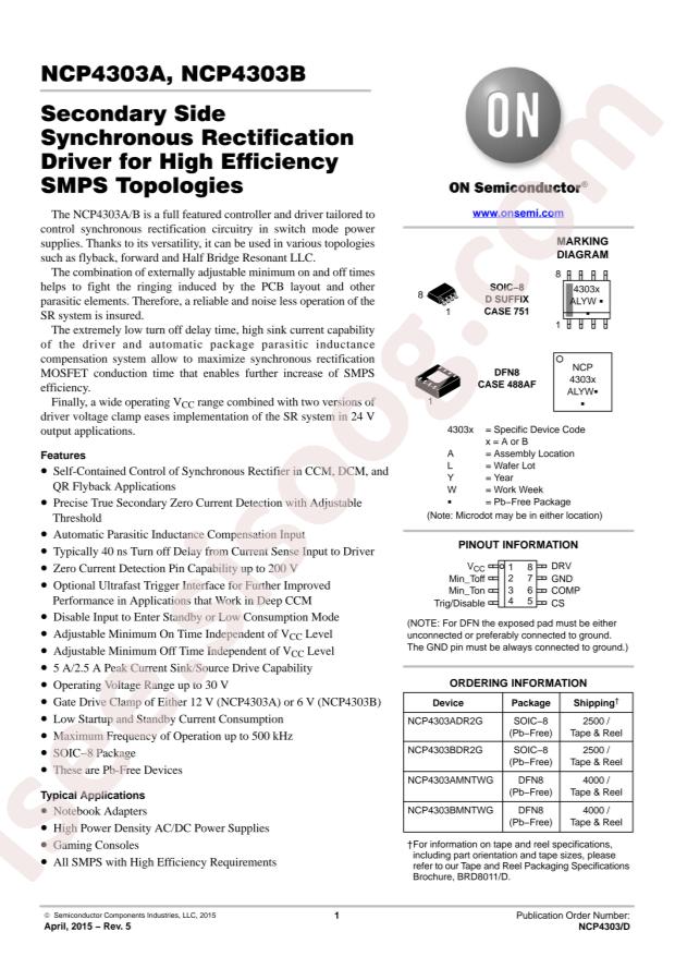 NCP4303ADR2G