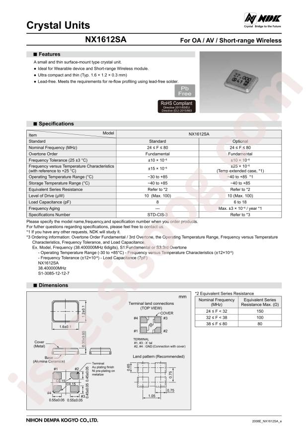 NX1612SA-32MHZ-STD-CIS-3