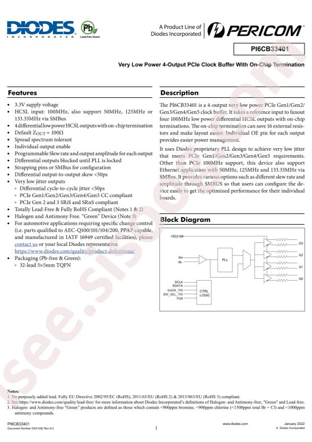 PI6CB33401ZHIEX