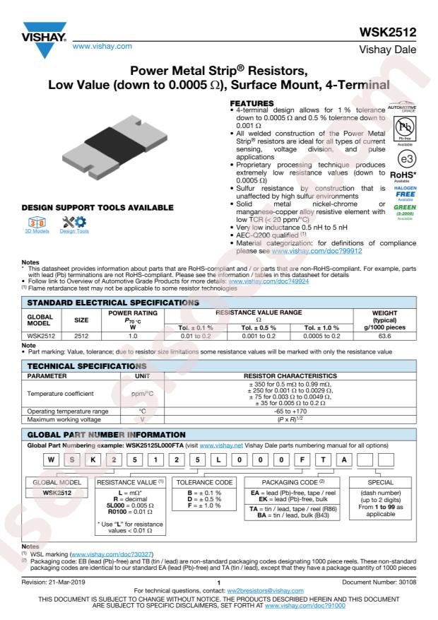 WSK2512R0100DEA