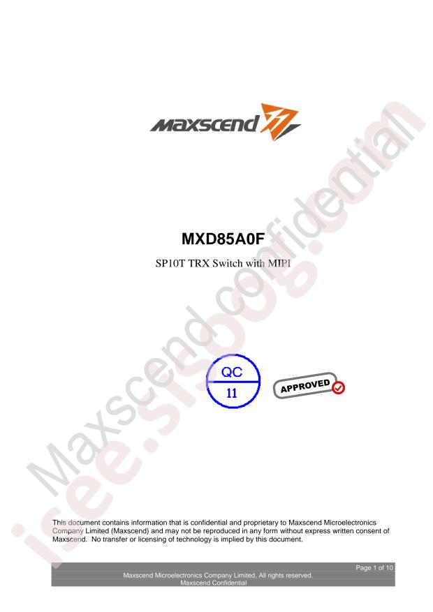MXD85A0F