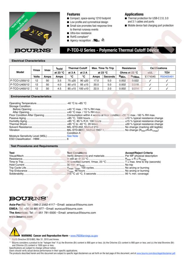 P-TCO-U400/12-2