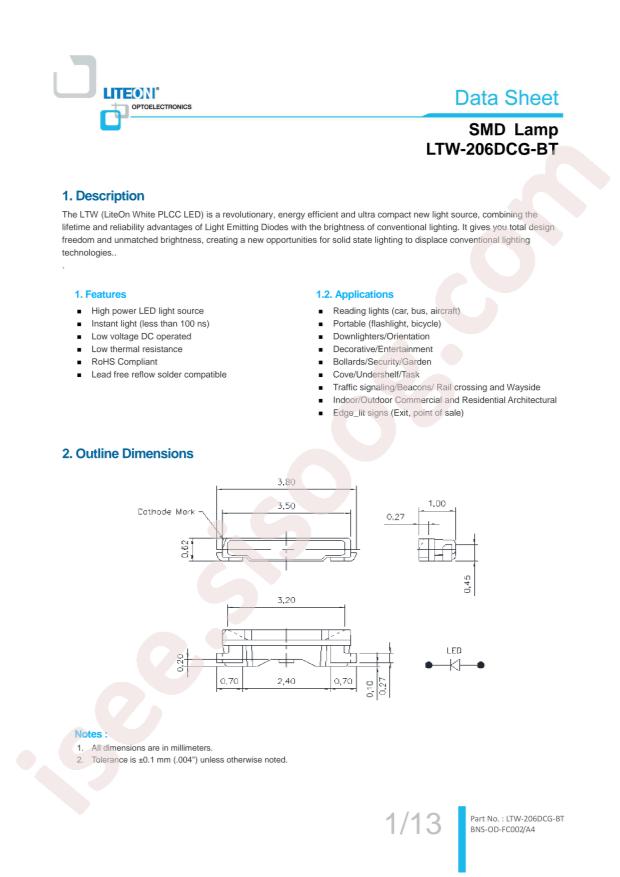 LTW-206DCG-BT