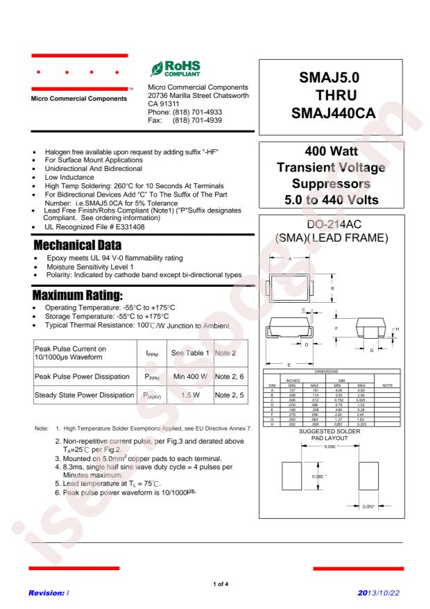 SMAJ45CA-TP