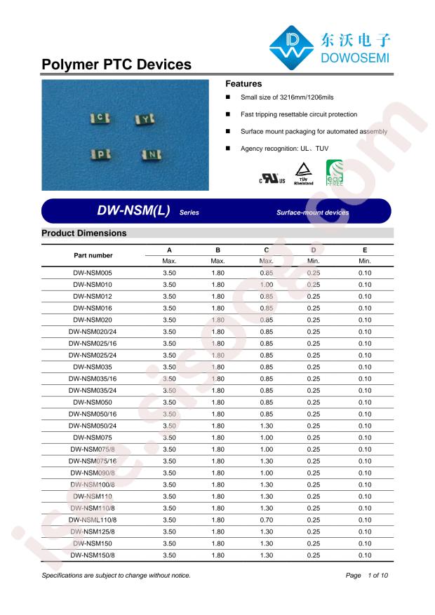 DW-NSM016