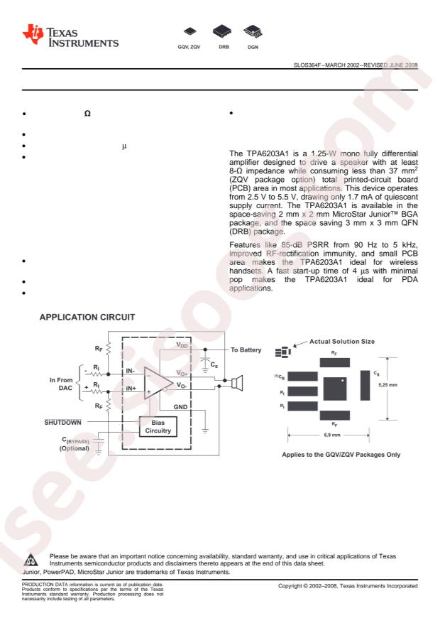 TPA6203A1DRBR