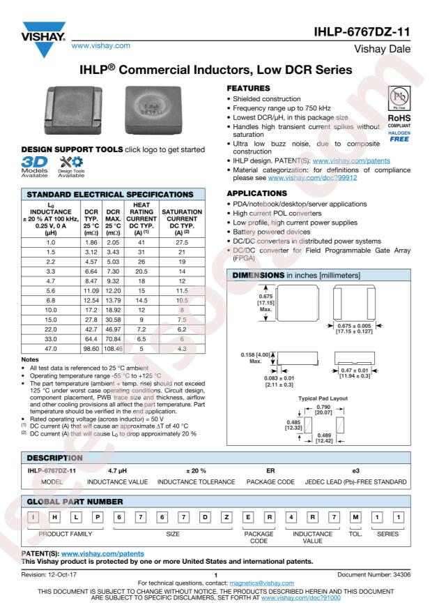 IHLP6767DZER4R7M11