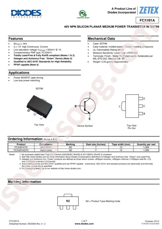FCX491ATA