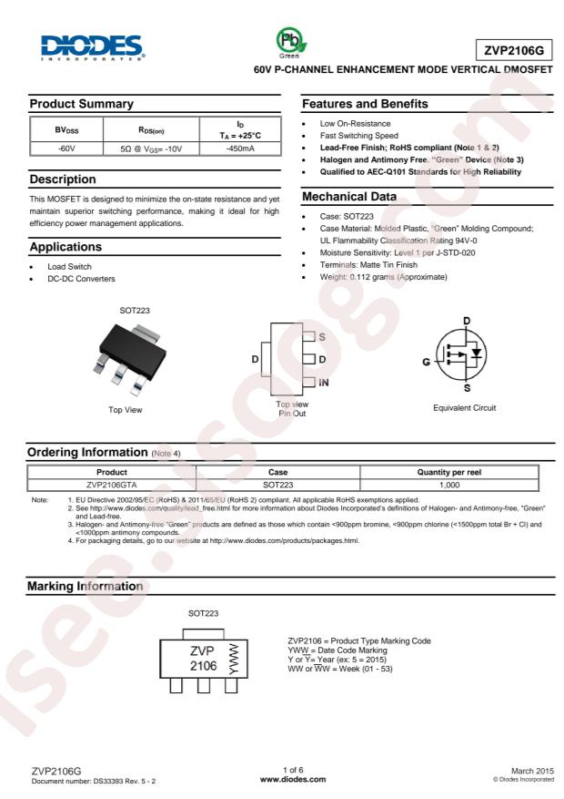 ZVP2106GTA
