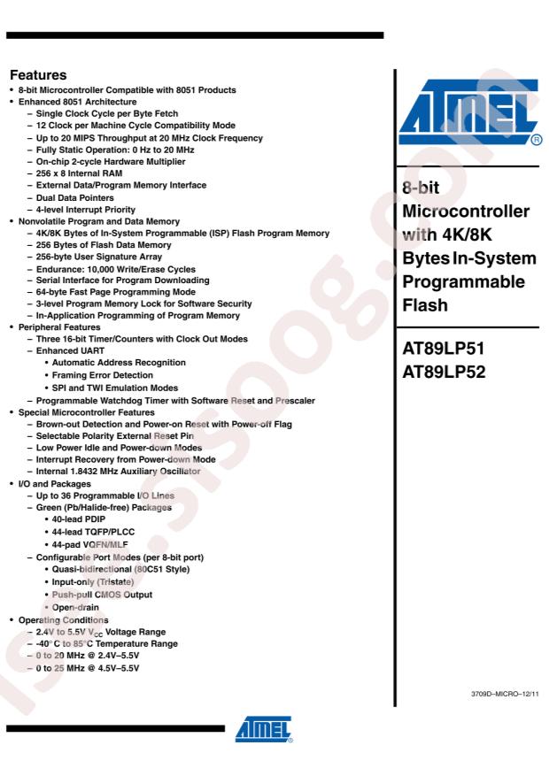 AT89LP52-20PU
