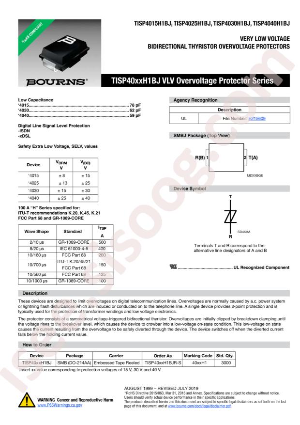 TISP4040H1BJR-S
