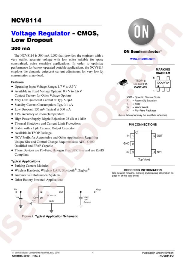 NCV8114ASN180T1G