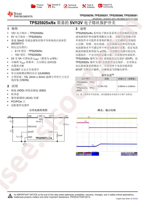 TPS259250DRCR